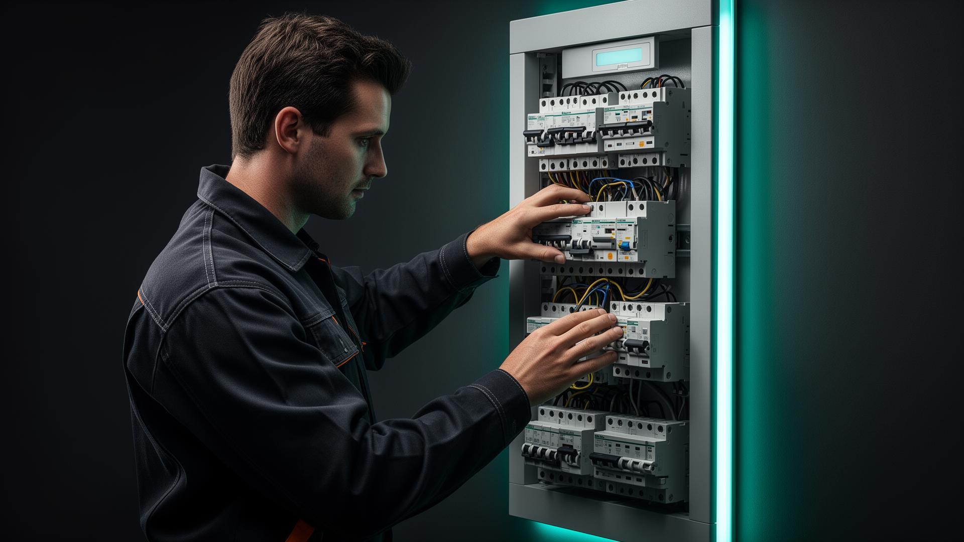 Demirbas Elektrotechnik – Elektriker bei der Arbeit in Weingarten